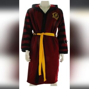 Harry Potter Red and Black Striped Robe with Yellow Belt